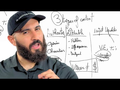 Leon Abboud explaining founder content on a whiteboard in a studio