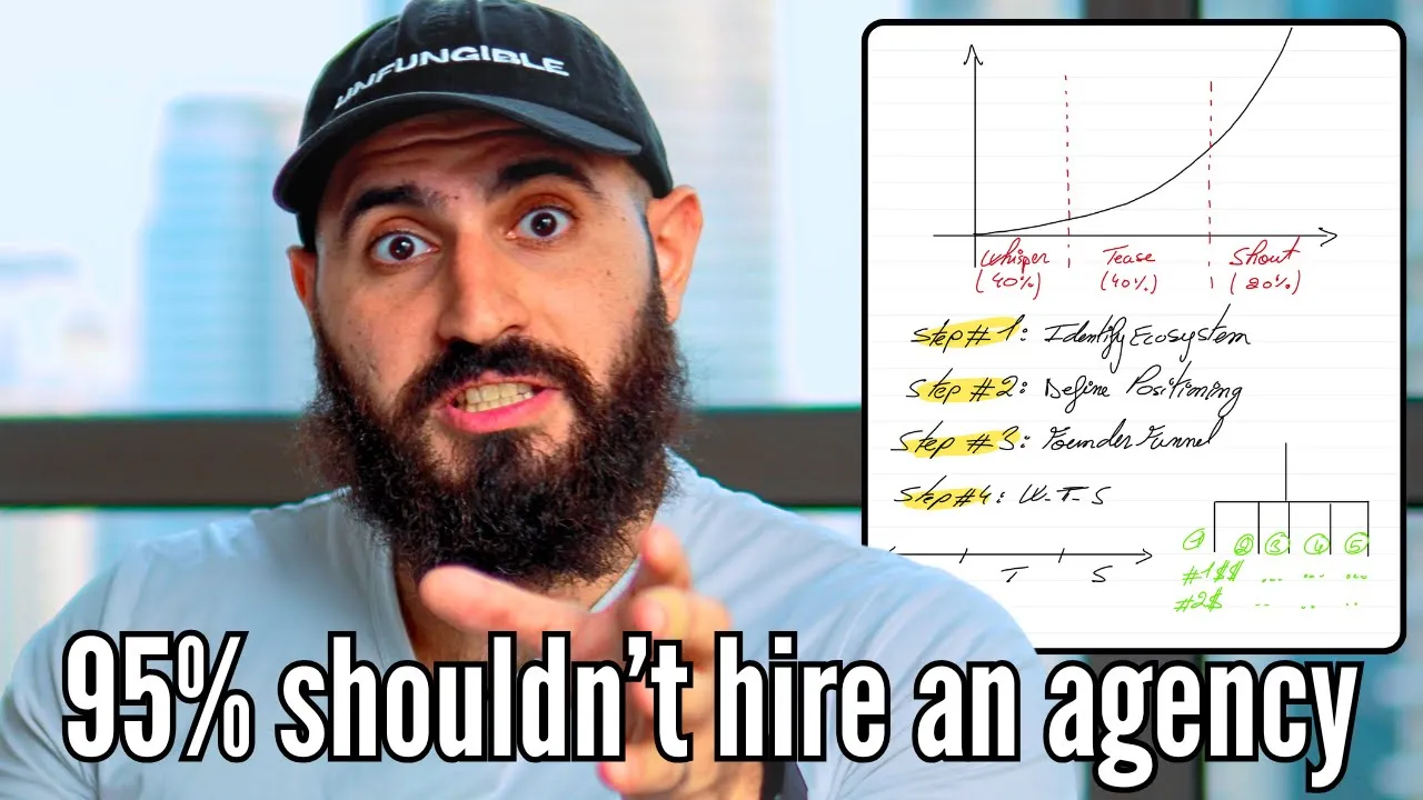 Leon Abboud explaining when crypto founders should hire a marketing agency